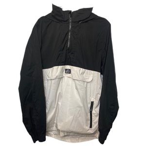 Khalid Hollister Black and White Windbreaker Jacket